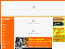 Tablet Screenshot of elcazadordeautopartes.com